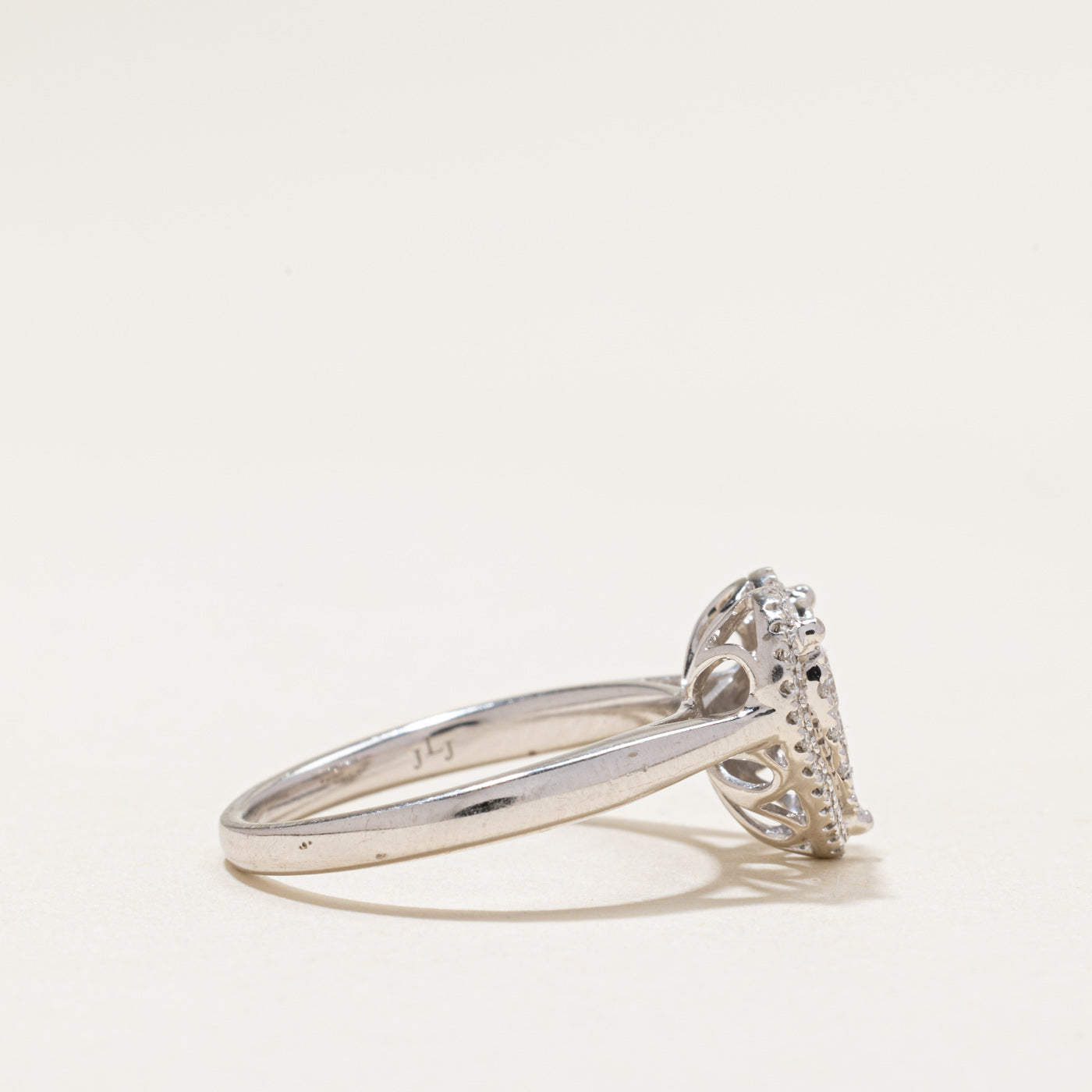 Diamond Heart Cluster Ring | 0.60ctw | SZ 6.5