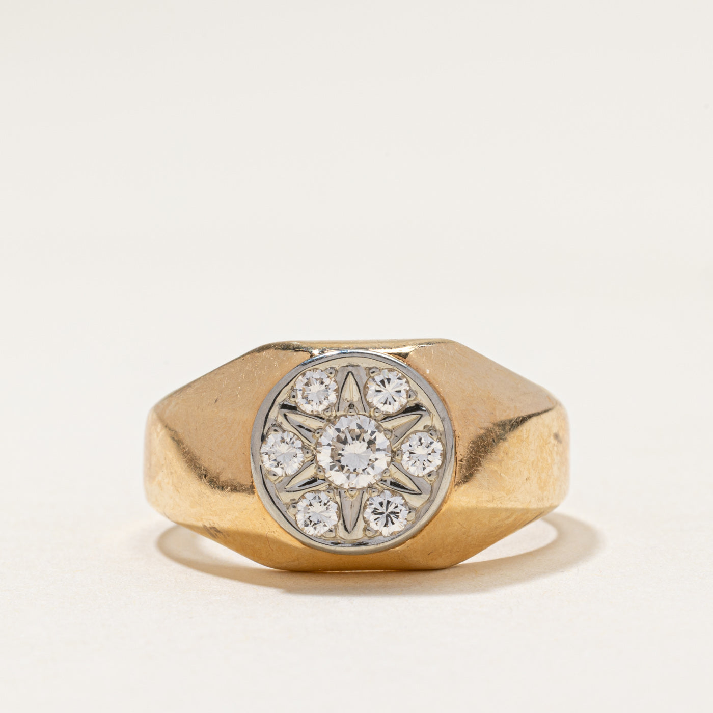 Diamond Round Cluster Ring | 0.55ctw | SZ 9.25