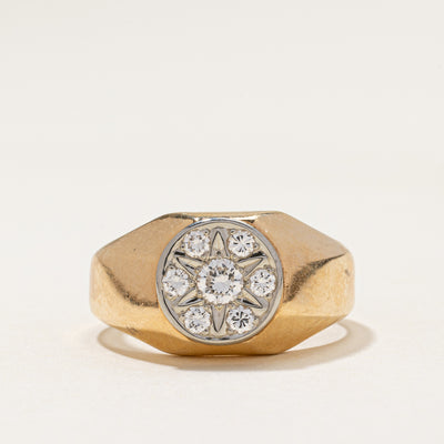 Diamond Round Cluster Ring | 0.55ctw | SZ 9.25