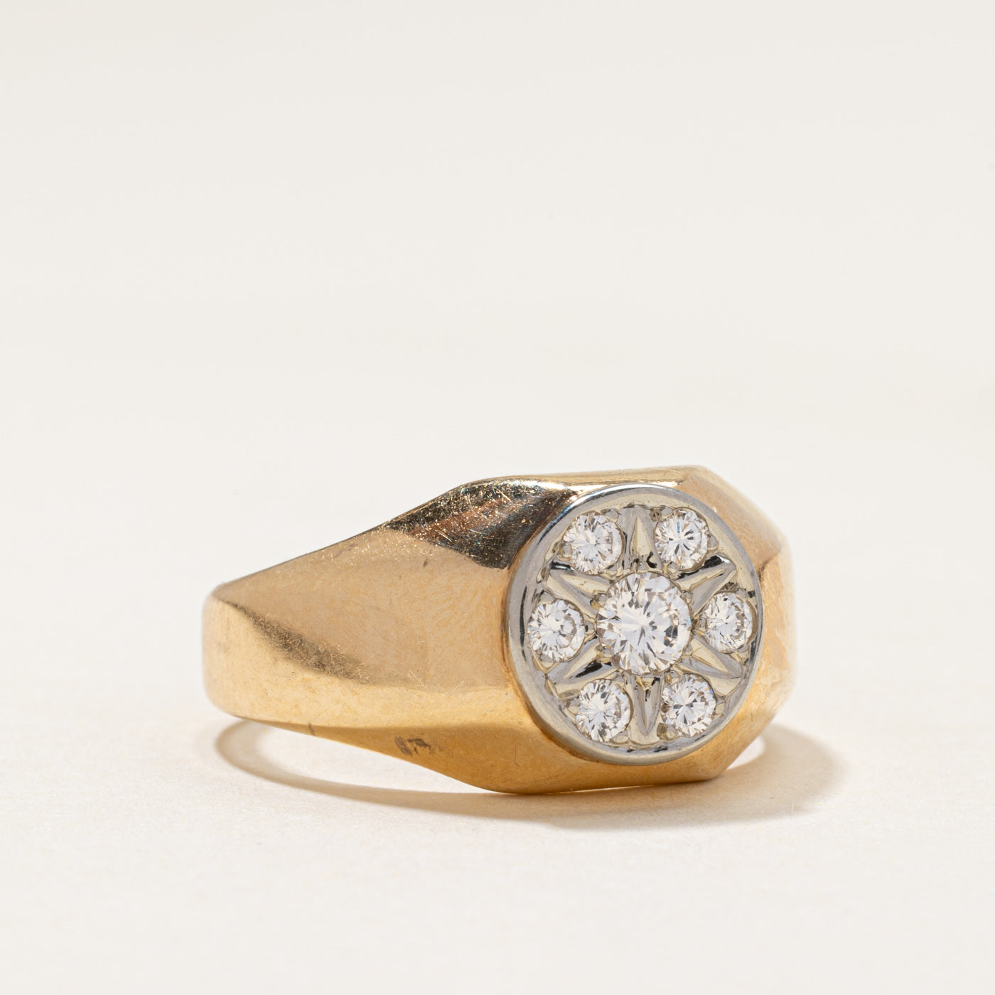 Diamond Round Cluster Ring | 0.55ctw | SZ 9.25