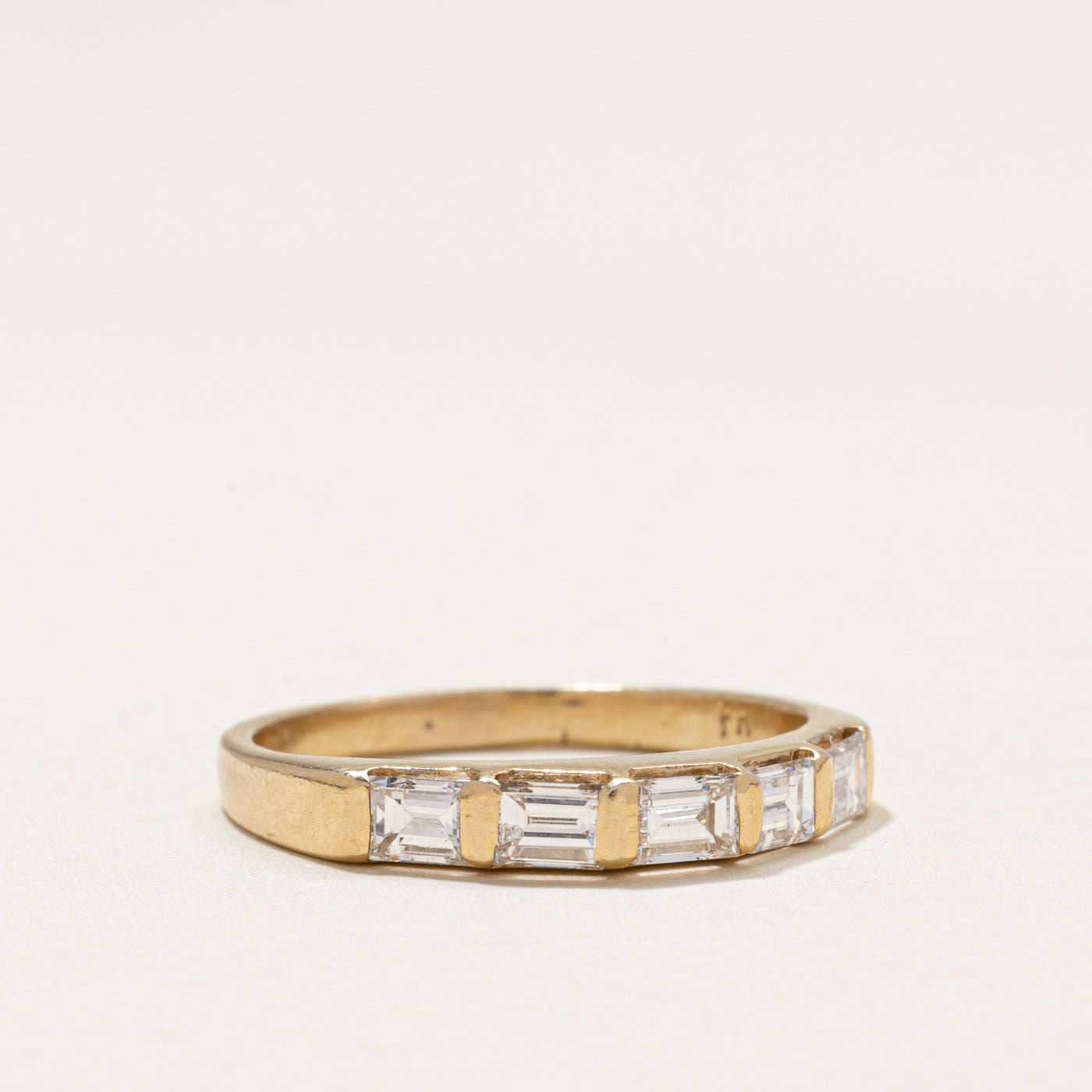Five Stone Baguette Cut Diamond Band | 0.65ctw | SZ 7