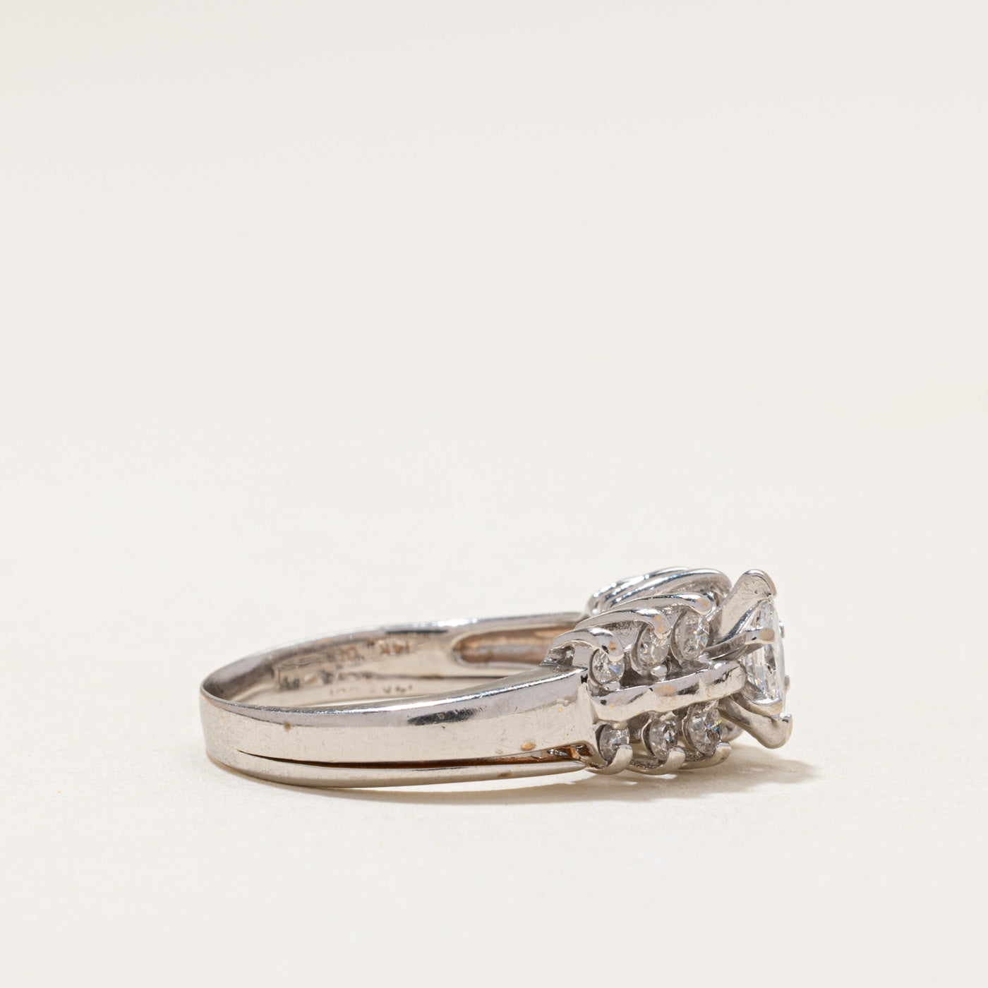 14k Marquise Cut Diamond Accented Ring | 0.52ctw | SZ 5
