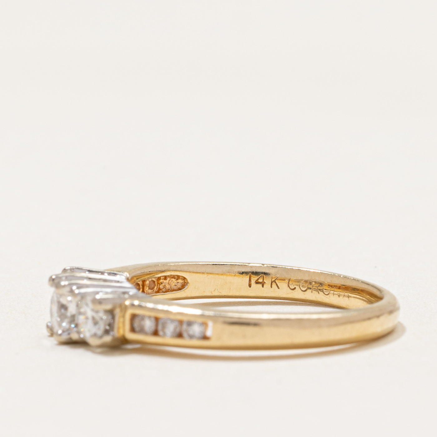 Three Stone Diamond Ring | 0.52ctw | SZ 5