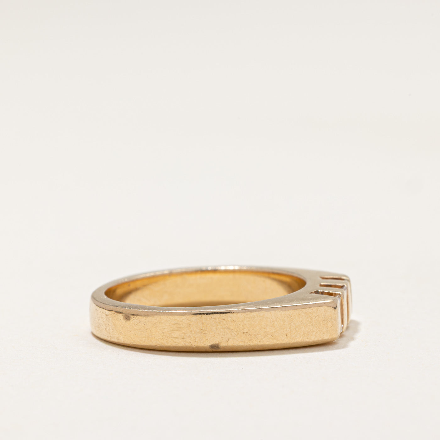 Three Stone Baguette Cut Diamond Ring | 0.36ctw | SZ 7.5