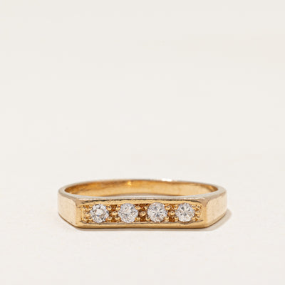 Four Stone Diamond Ring | 0.20ctw | SZ 6.75
