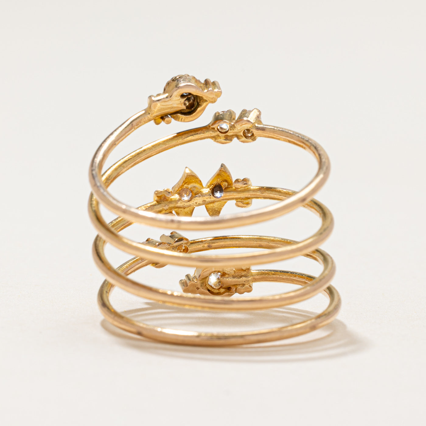 Diamond Multi Spiral Ring | 0.17ctw | SZ 7.75