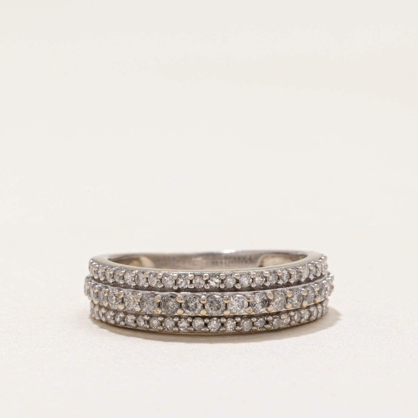 Multi Row Semi Eternity Diamond Ring | 0.50ctw | SZ 5