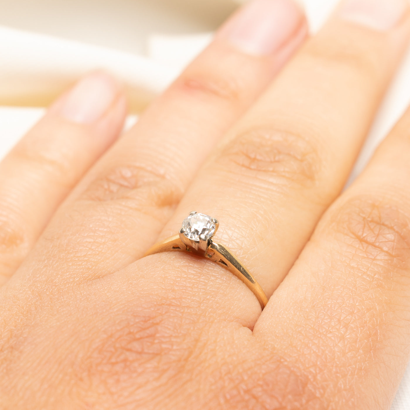 Solitaire Diamond Ring | 0.43ct | SZ 8