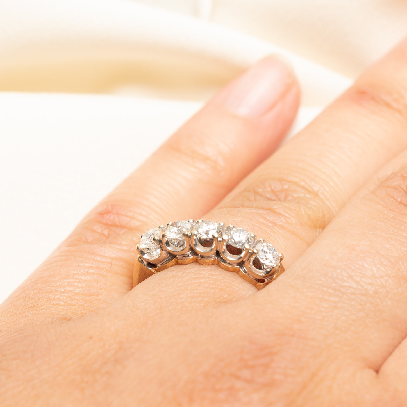 Five Stone Diamond Ring | 0.95ctw | SZ 6.75