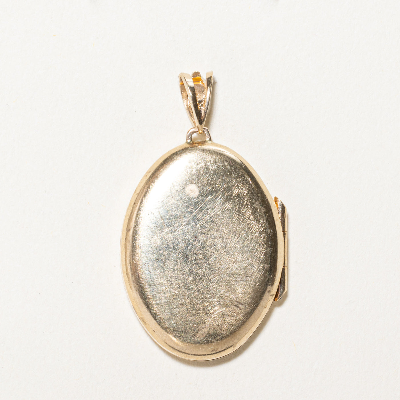 Diamond Floral Engraved Locket Pendant | 0.03ctw