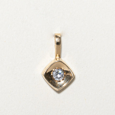 Solitaire Diamond Pendant | 0.16ct