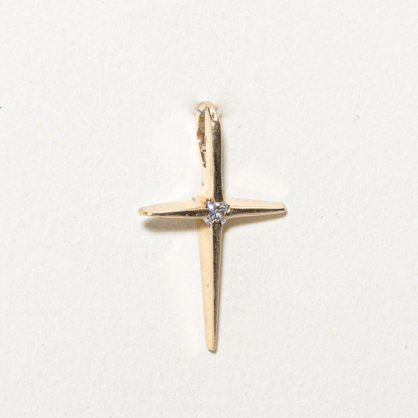 Diamond Cross Pendant | 0.04ct