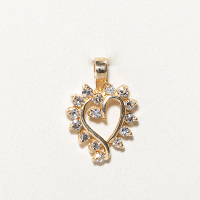 Diamond Open Heart Pendant | 0.22ctw
