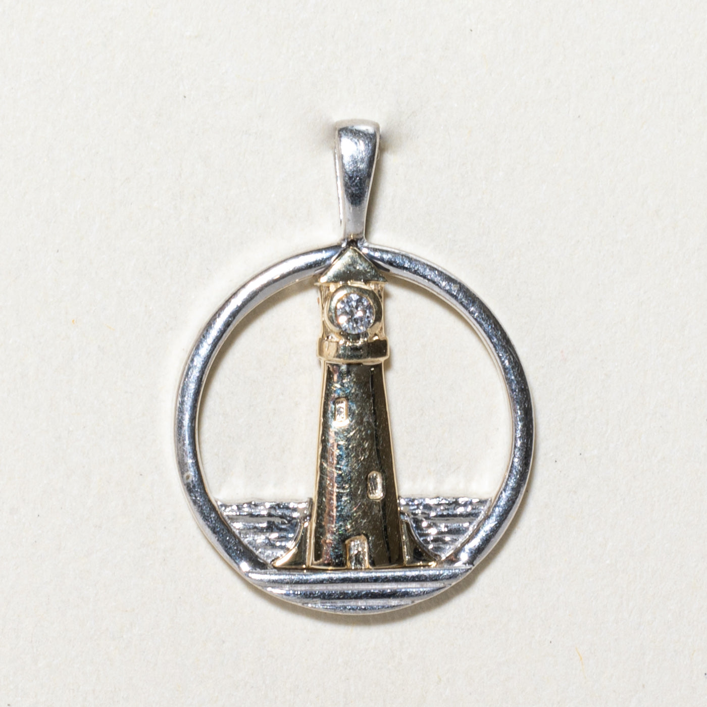 Diamond Lighthouse Pendant | 0.03ct