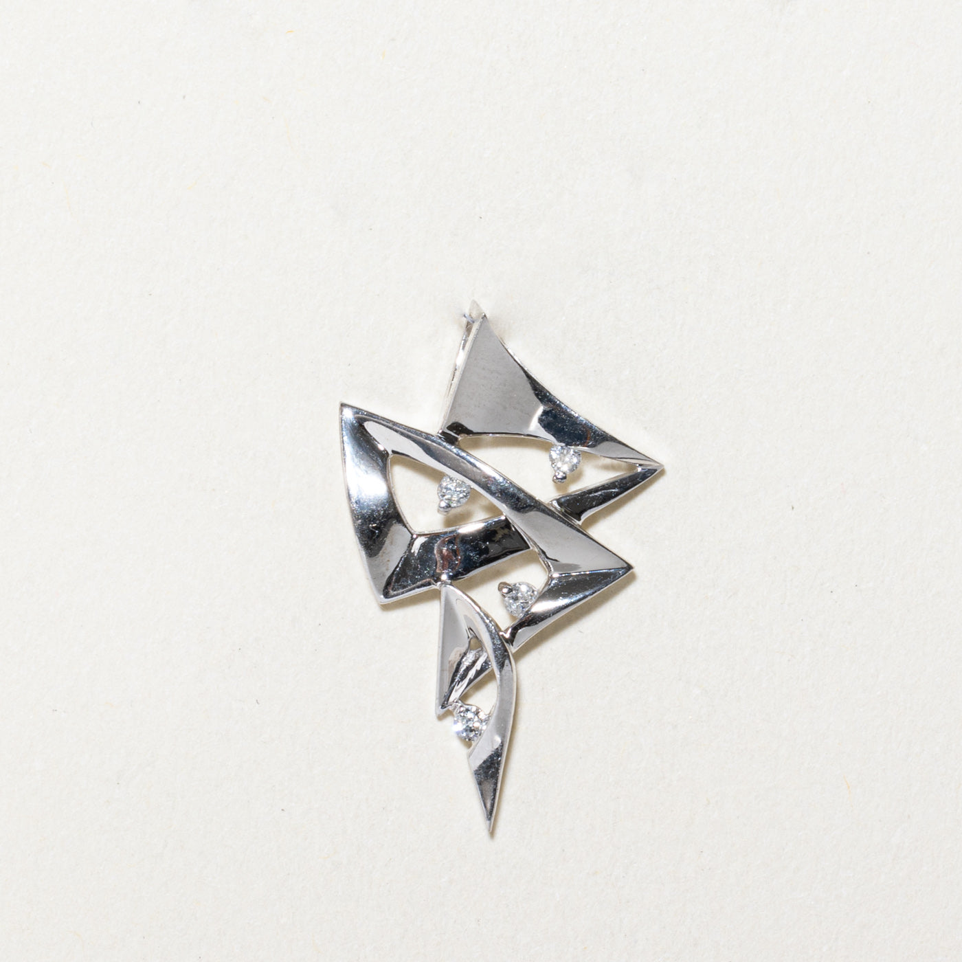 Diamond Abstract Pendant | 0.04ctw