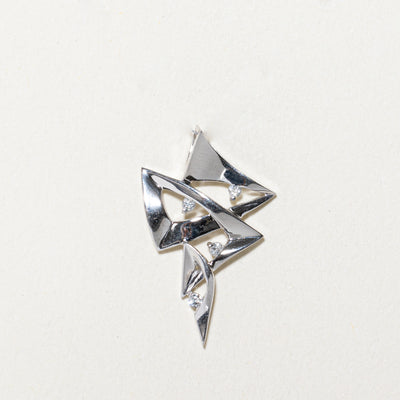 Diamond Abstract Pendant | 0.04ctw