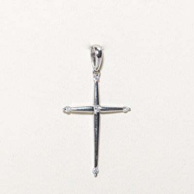 Diamond Cross Pendant | 0.05ctw