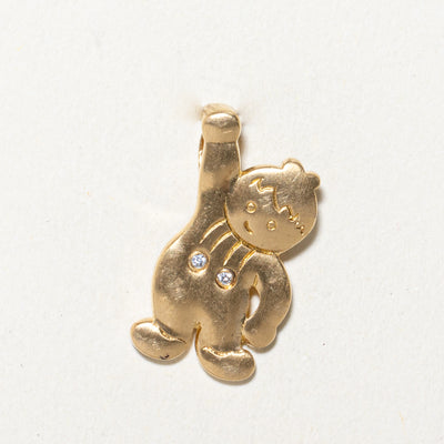 Diamond Son Pendant | 0.01ctw