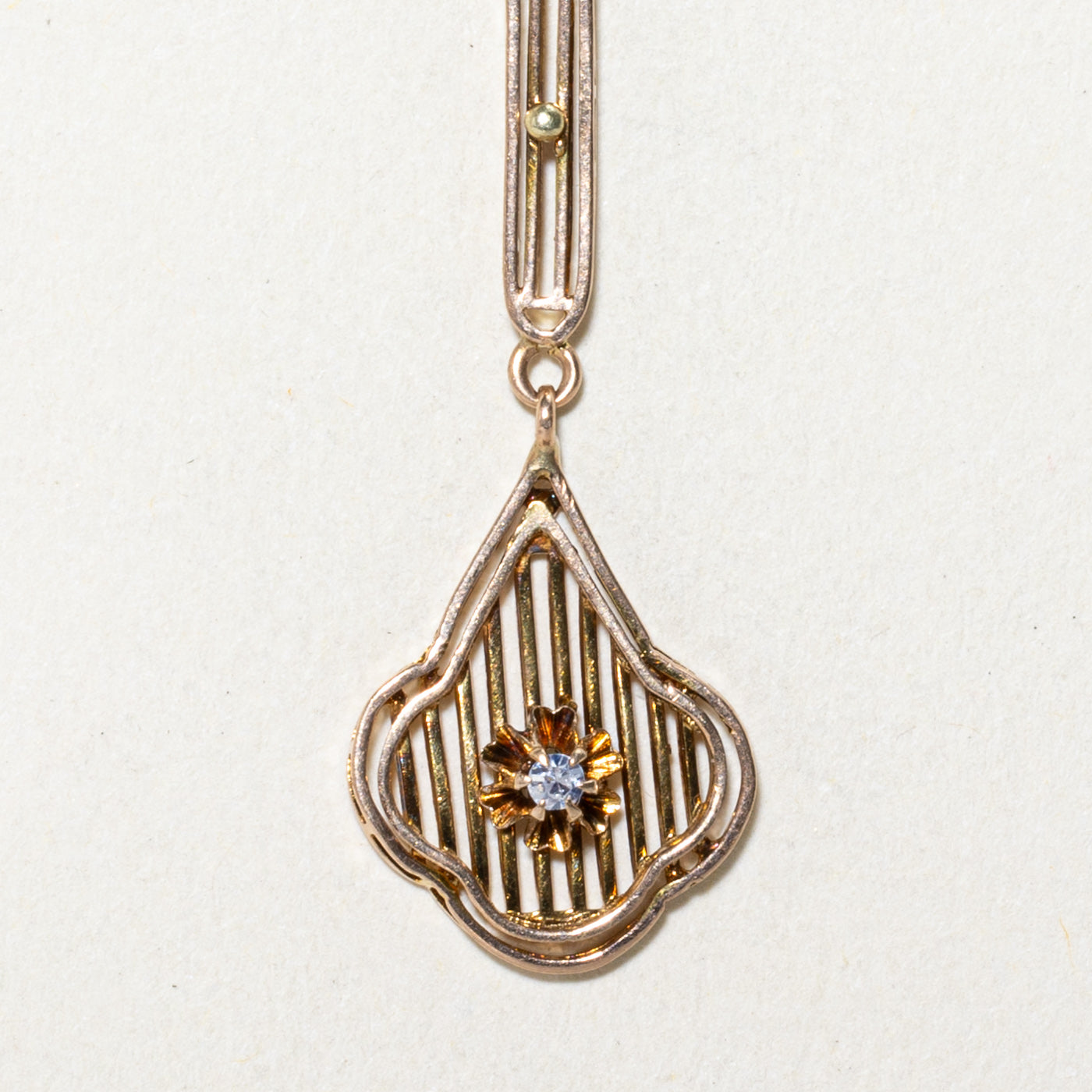 Diamond Drop Pendant | 0.02ct