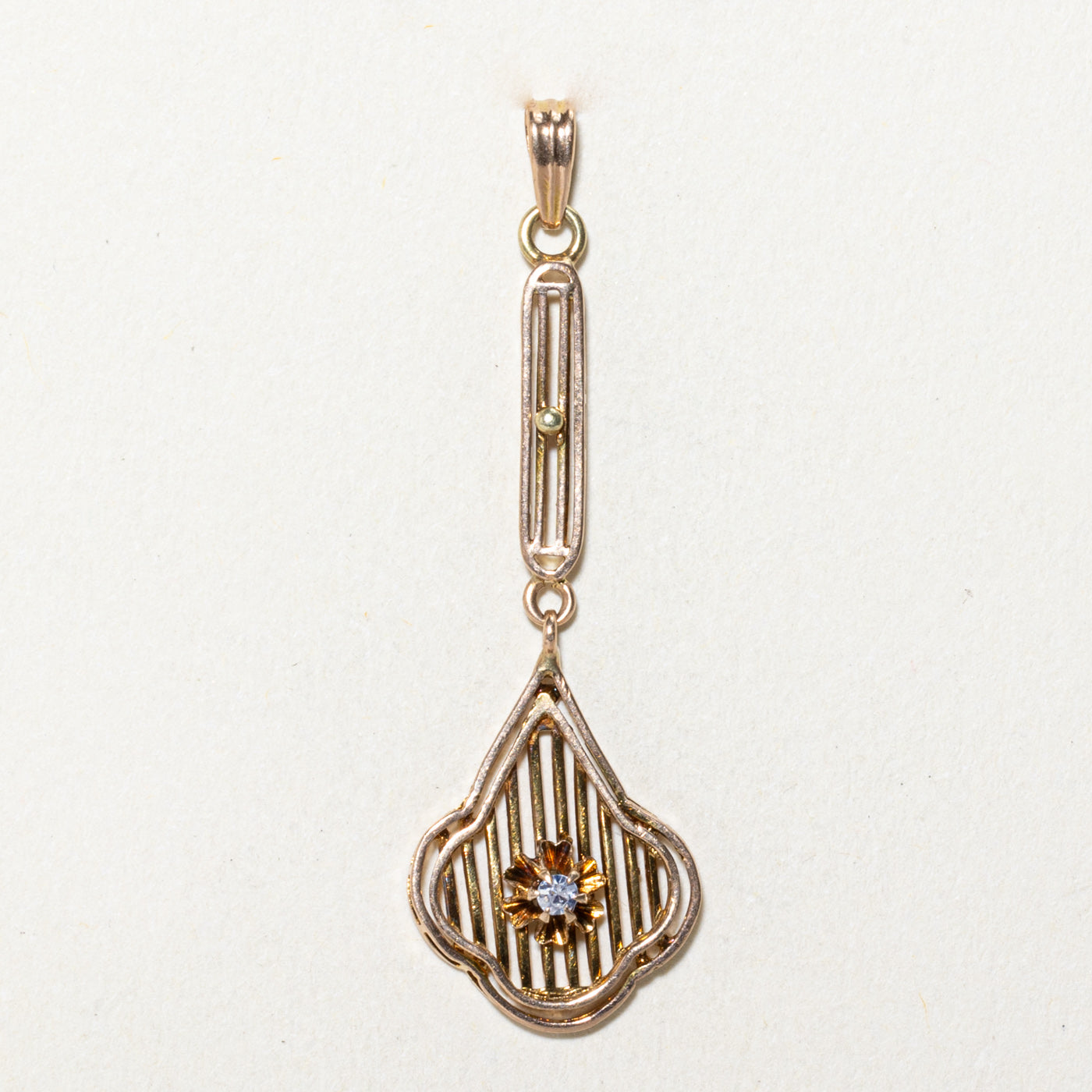 Diamond Drop Pendant | 0.02ct