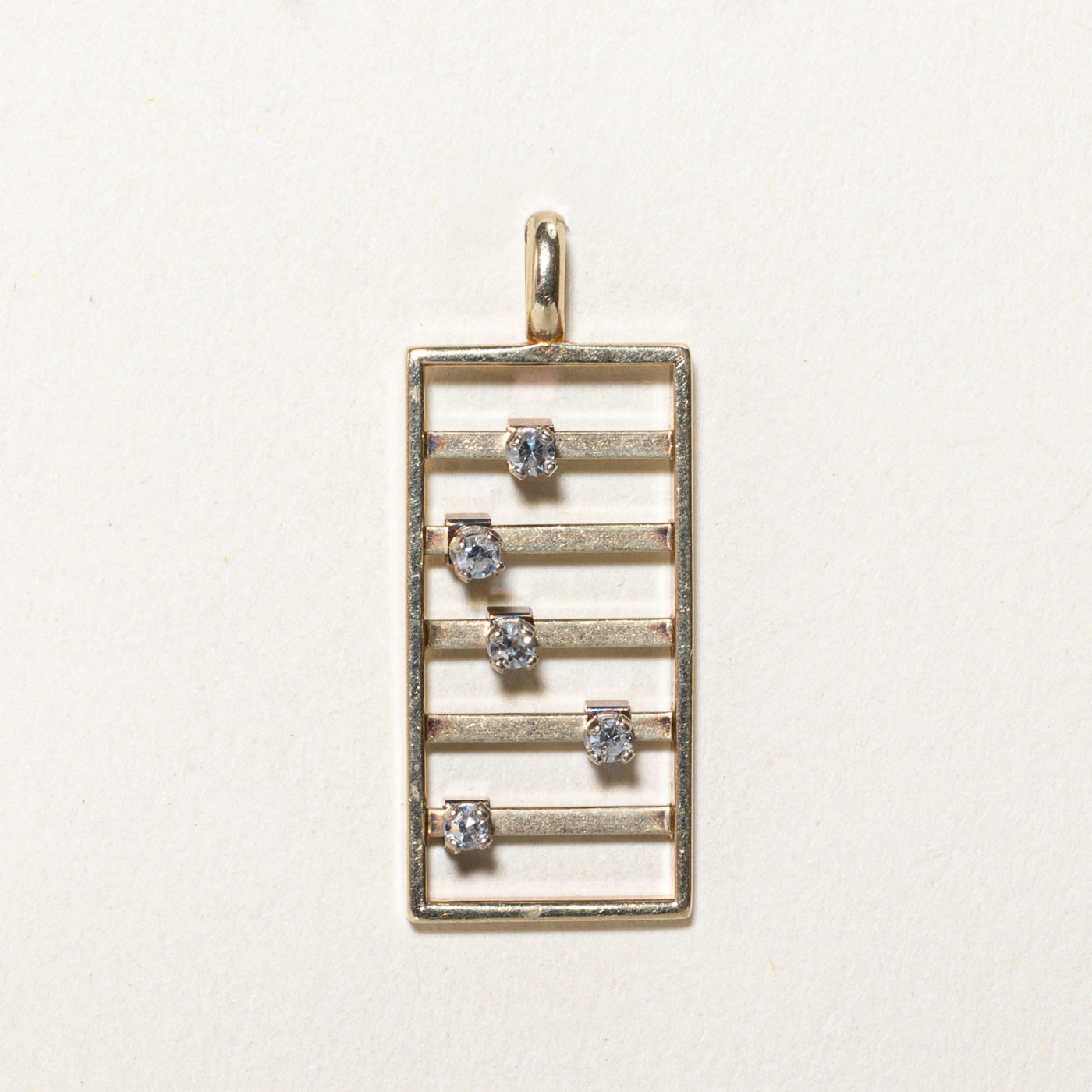 Pendentif à diamants coulissants | 0,10 ct