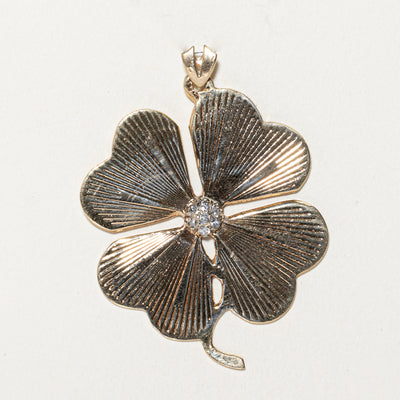 Diamond Four Leaf Clover Pendant | 0.08ctw