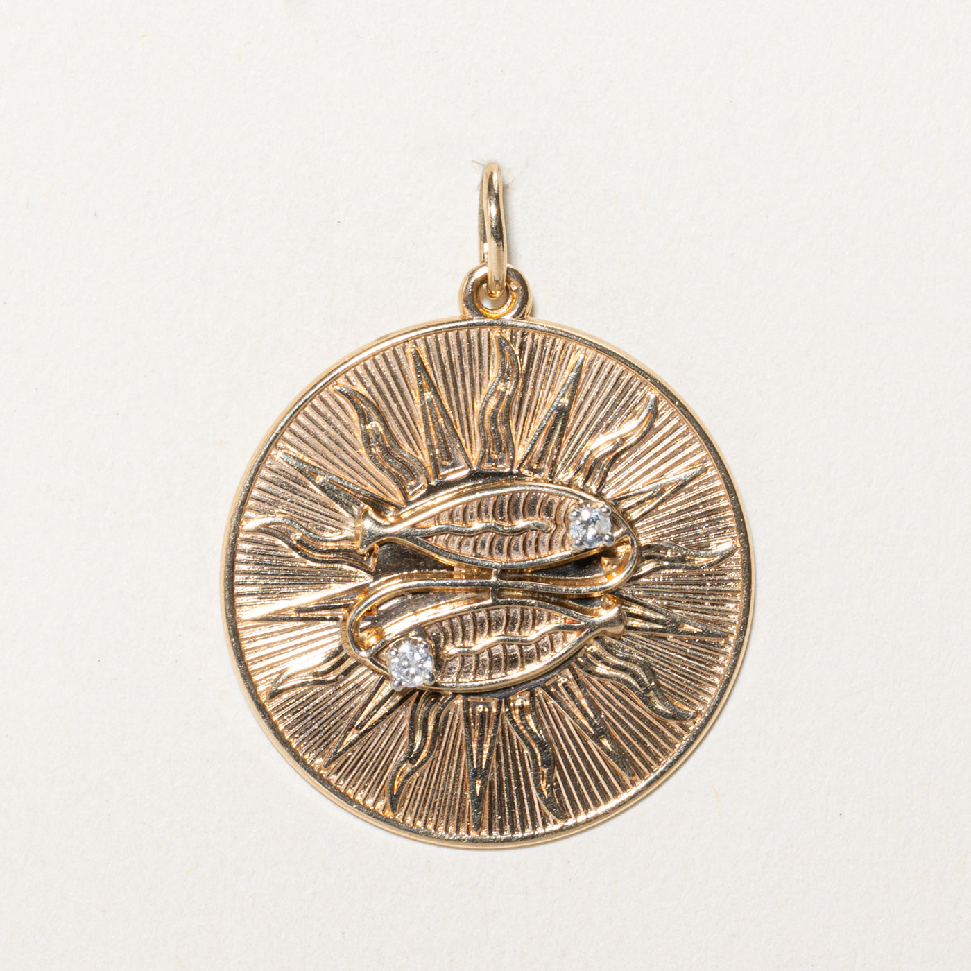 Diamond Pisces Pendant | 0.06ctw