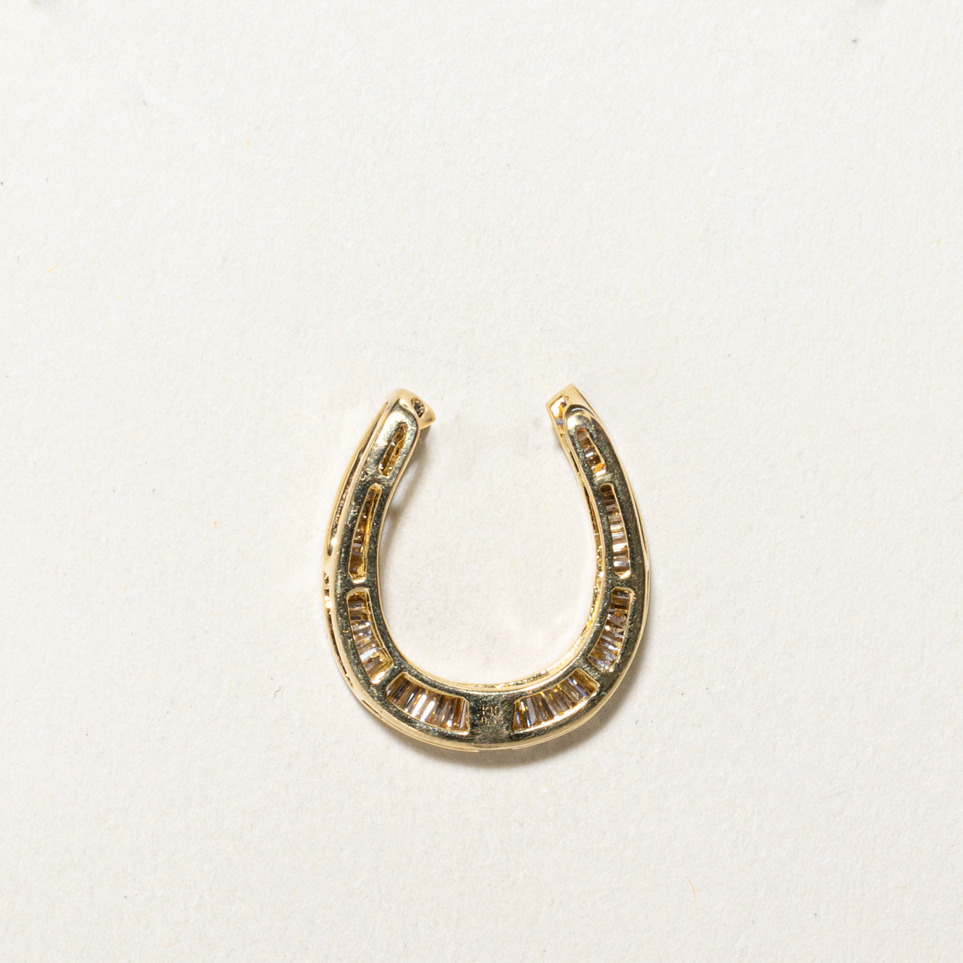 Brown Diamond Horseshoe Pendant | 0.53ctw