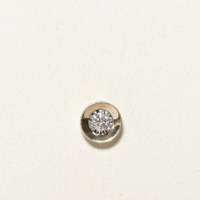 Illusion Set Diamond Circle Pendant | 0.10ct