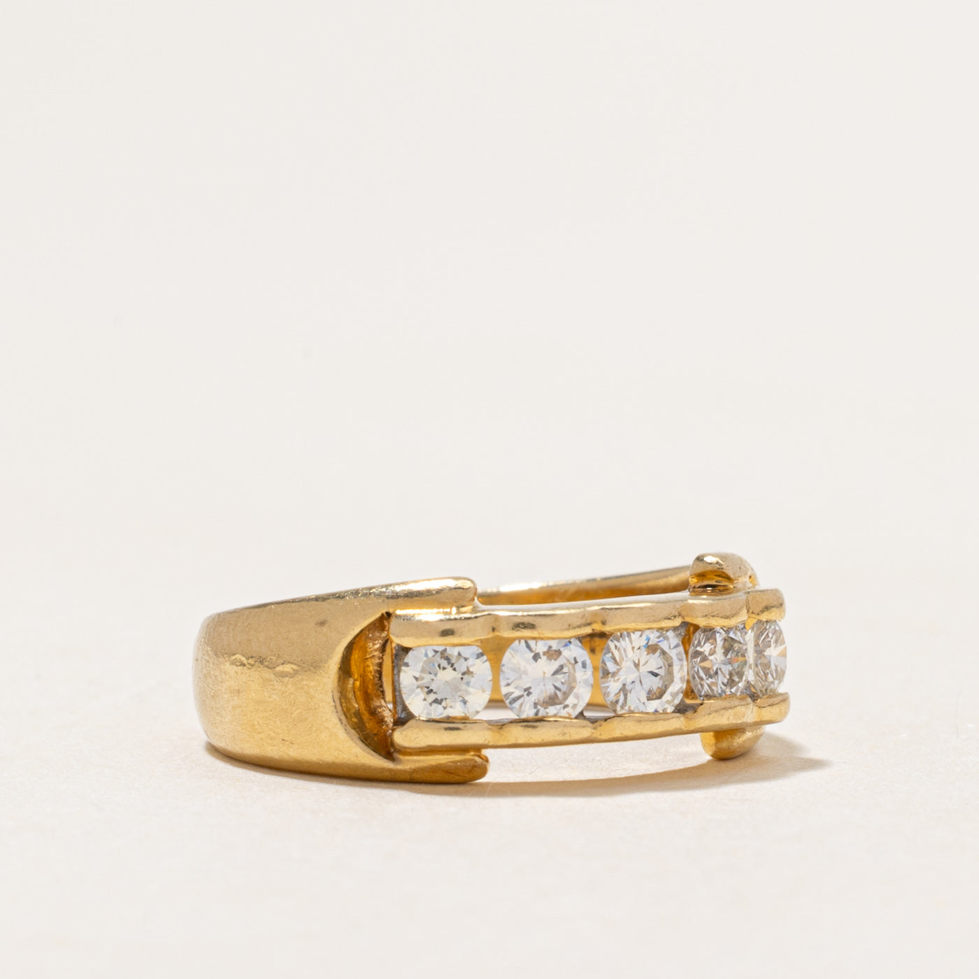 18k Five Stone Diamond Ring | 0.57ctw | SZ 5