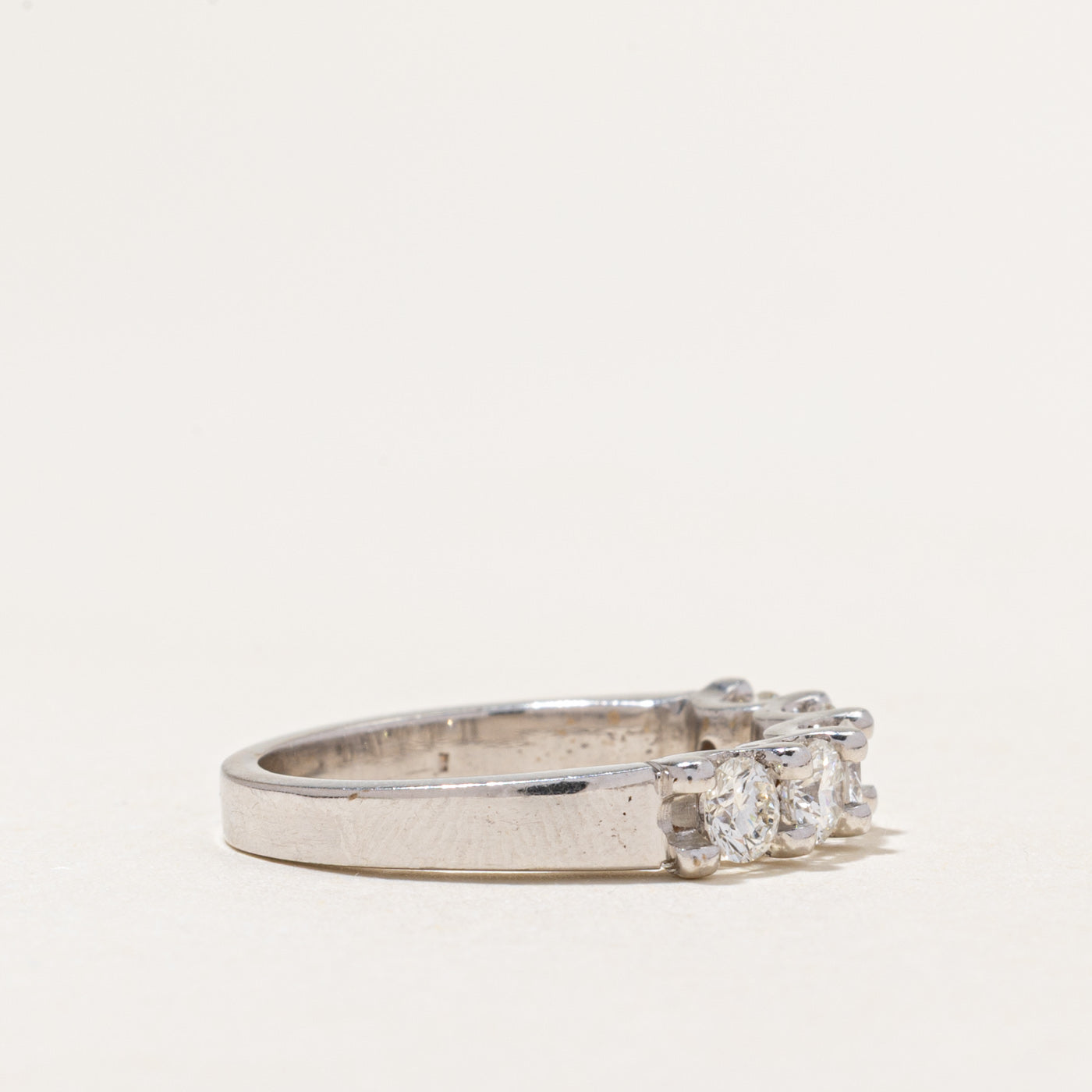 18k Five Stone Diamond Band | 0.85ctw | SZ 7.25