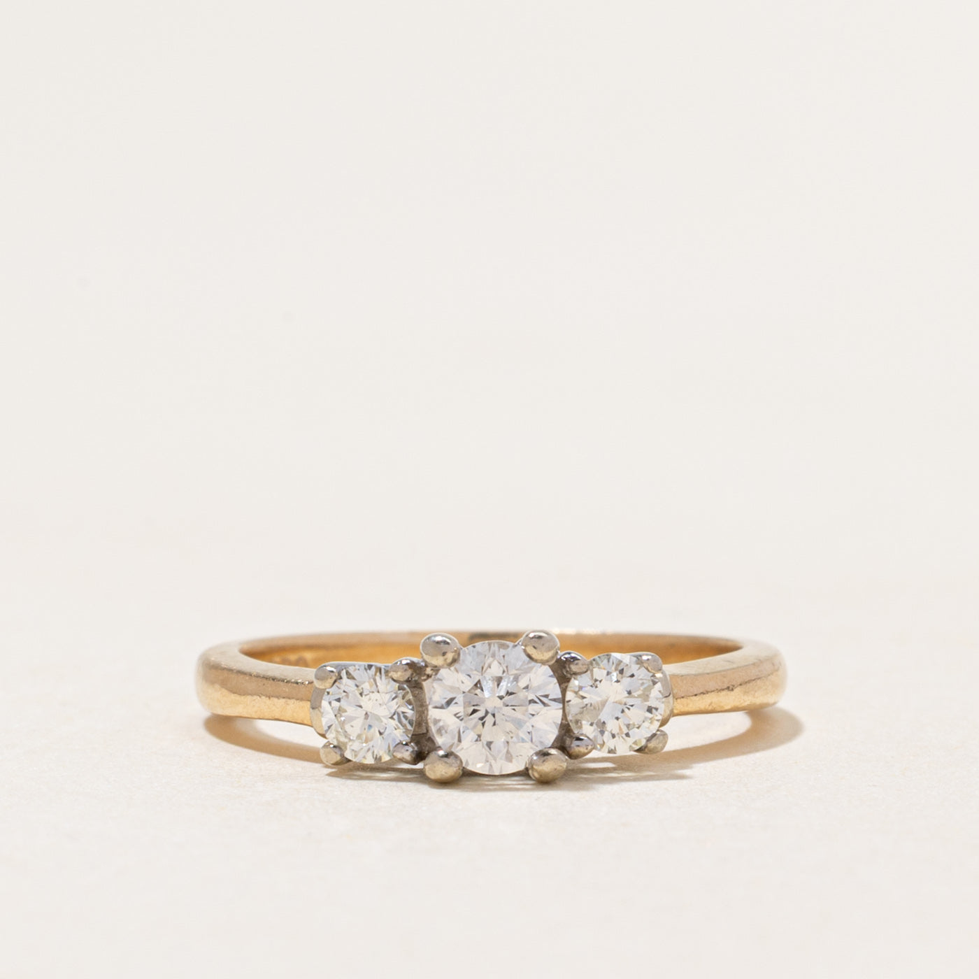 Three Stone Diamond Ring | 0.49ctw | SZ 5.25