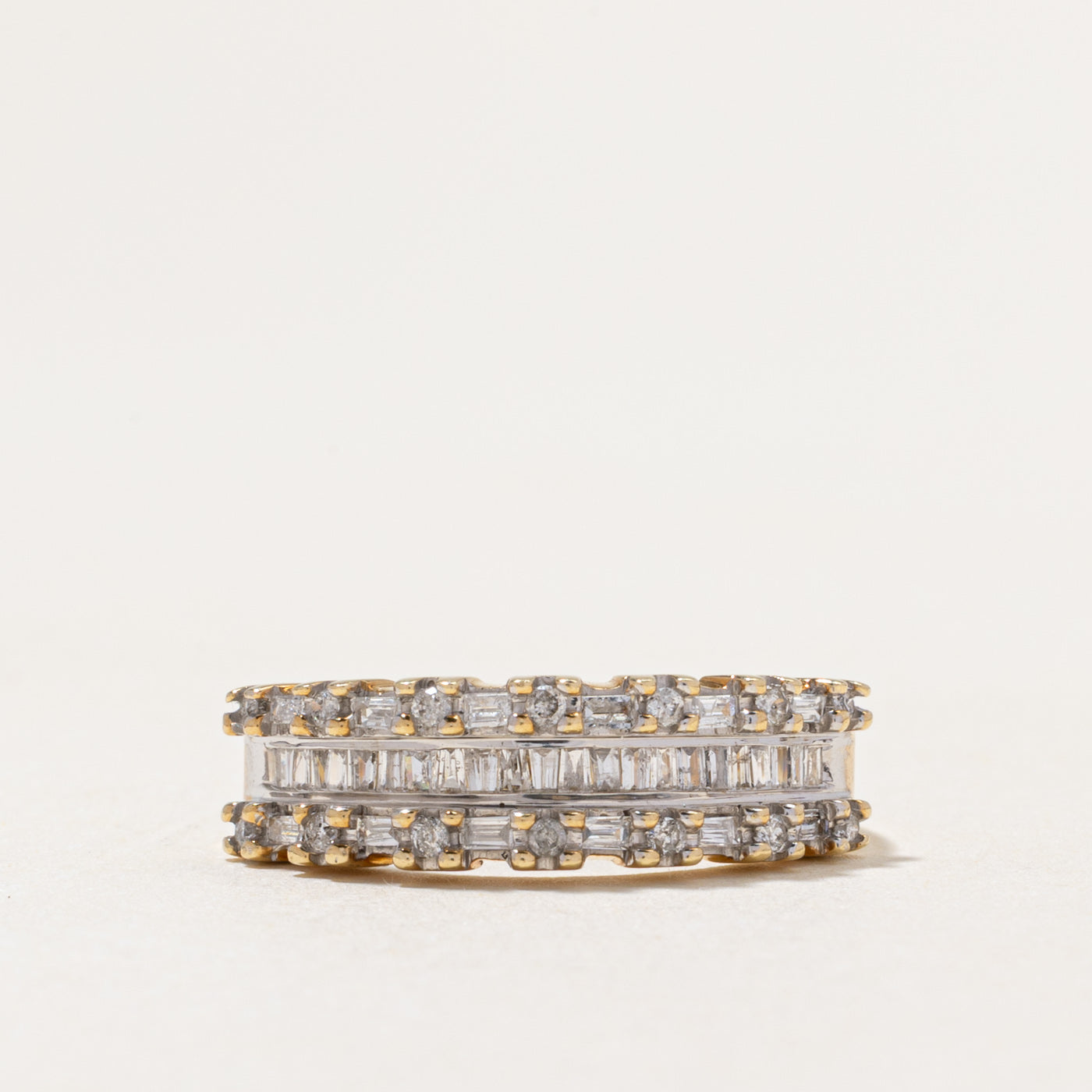 Semi Eternity Multi Row Diamond Band | 0.42ctw | SZ 6