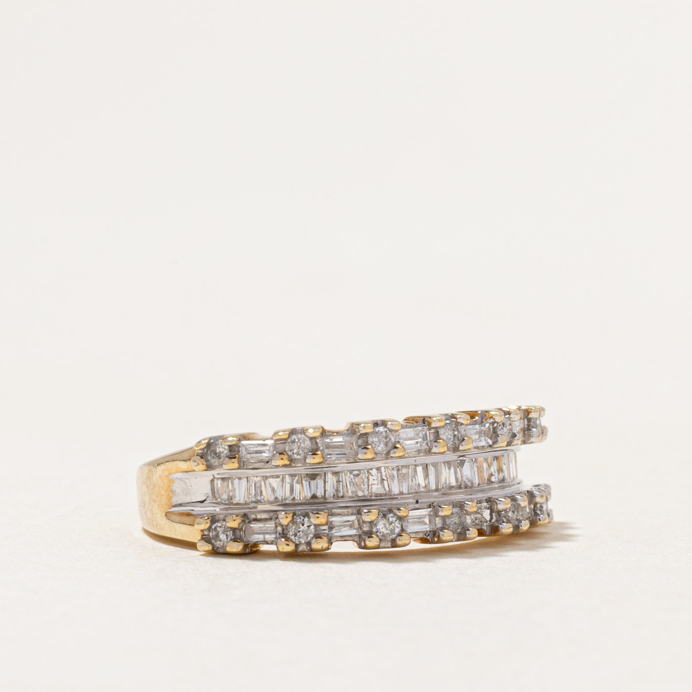 Semi Eternity Multi Row Diamond Band | 0.42ctw | SZ 6