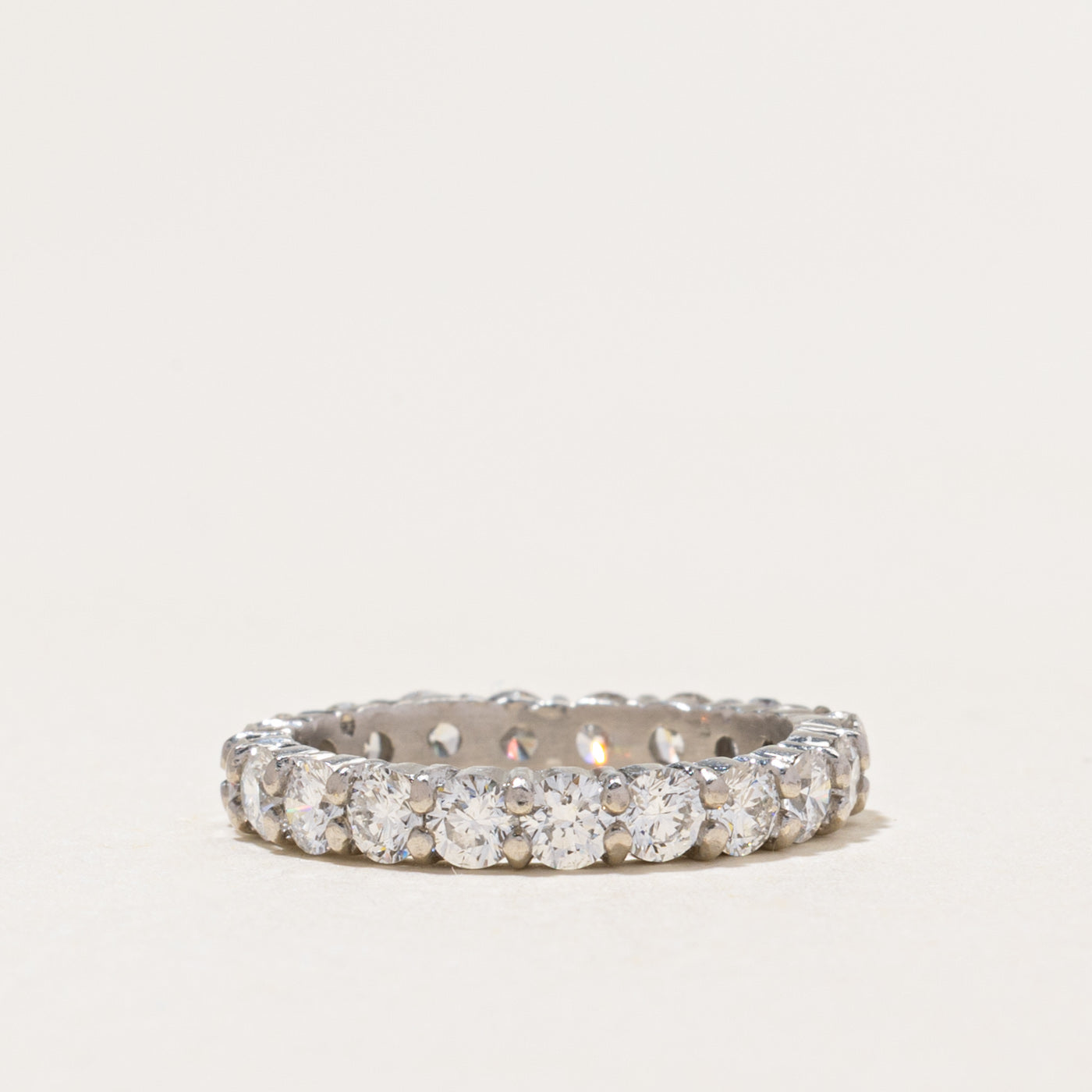 900 Platinum Eternity Diamond Band | 0.80ctw | 2.80mm | SZ 3.75