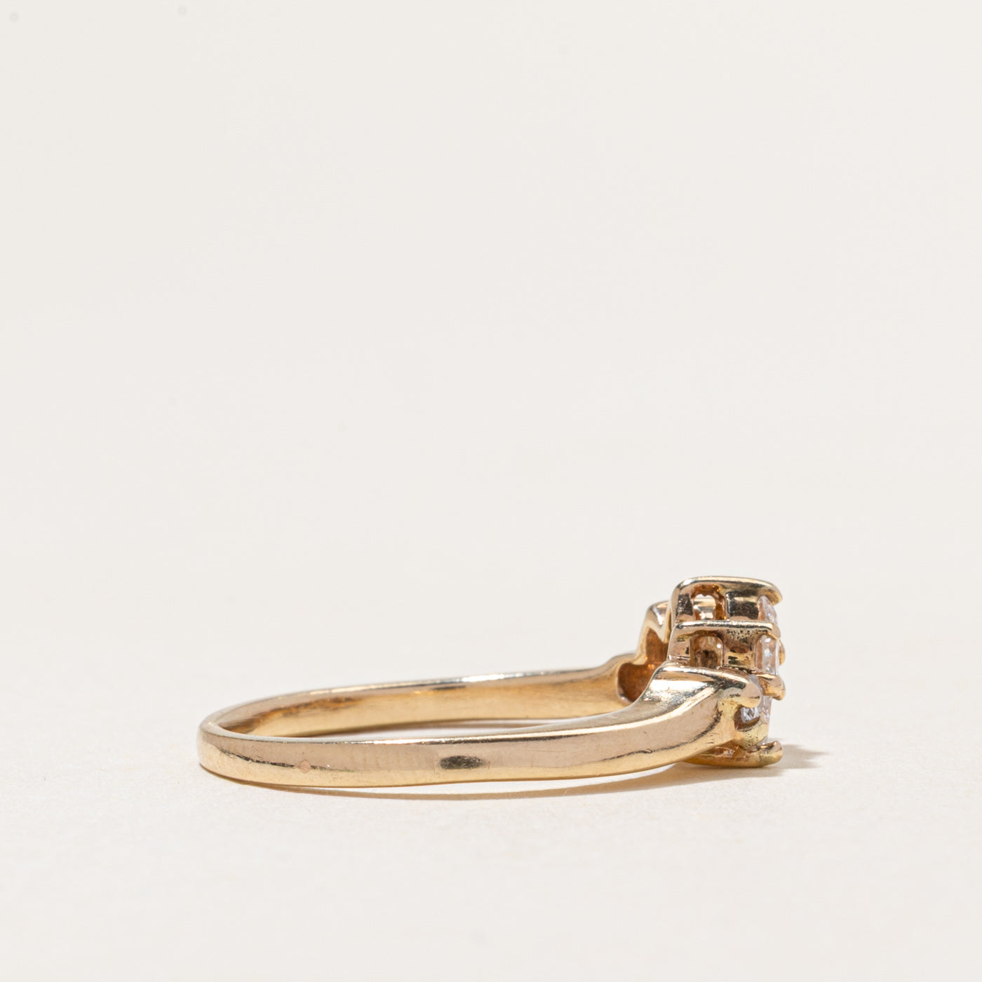 Marquise Cut Diamond Contour Ring | 0.45ctw | SZ 6.5