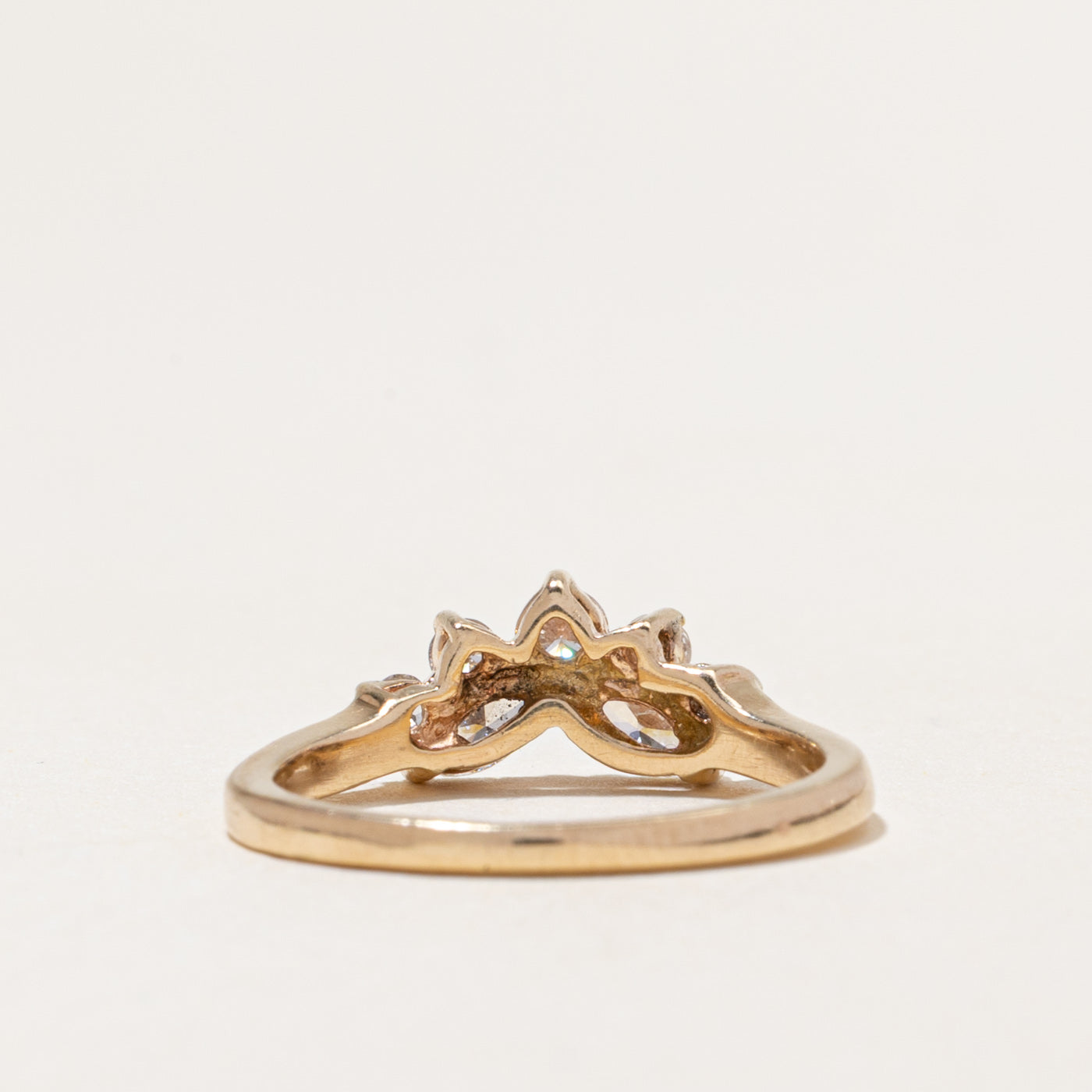 Marquise Cut Diamond Contour Ring | 0.45ctw | SZ 6.5