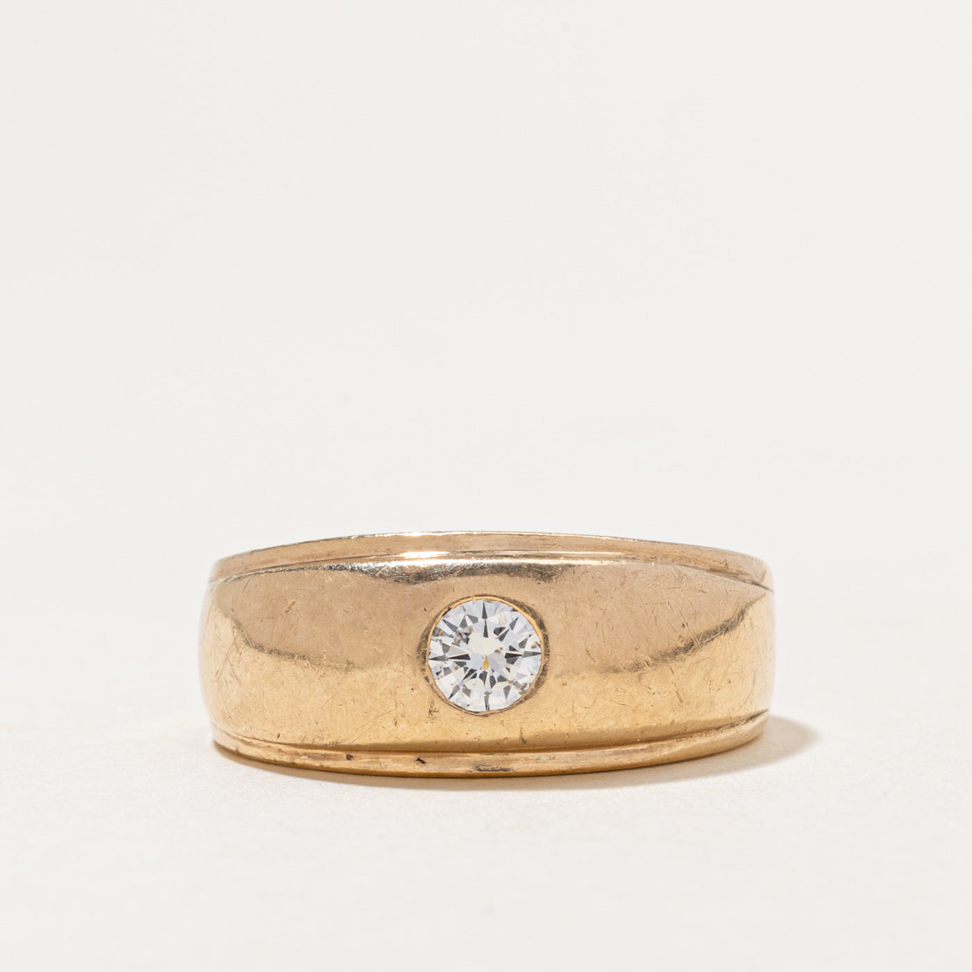 Flush Shet Diamond Band | 0.31ct | SZ 10
