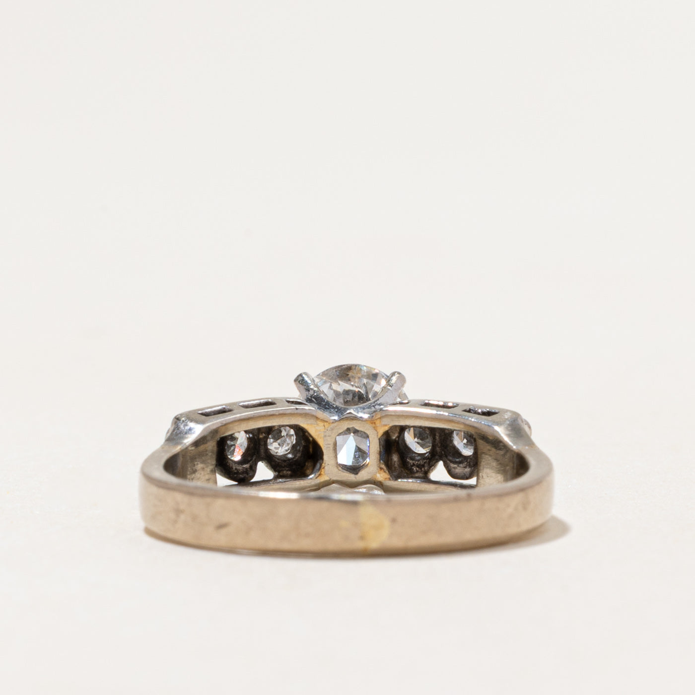 White Gold Diamond Engagement Ring | 0.77ctw | SZ 5.75