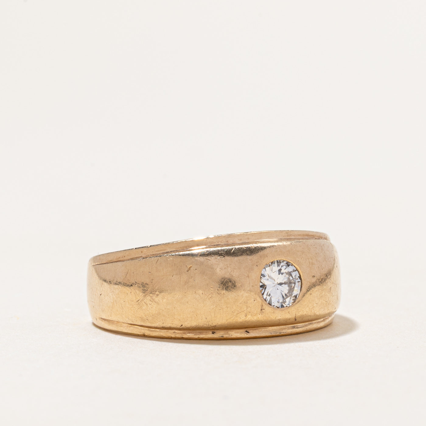 Flush Shet Diamond Band | 0.31ct | SZ 10