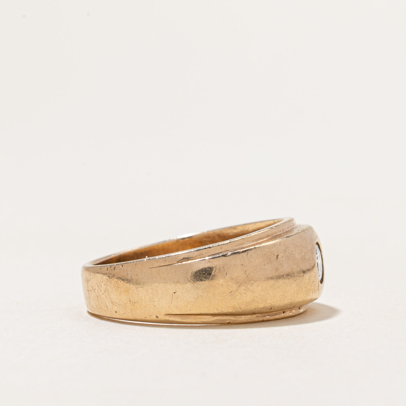 Flush Shet Diamond Band | 0.31ct | SZ 10