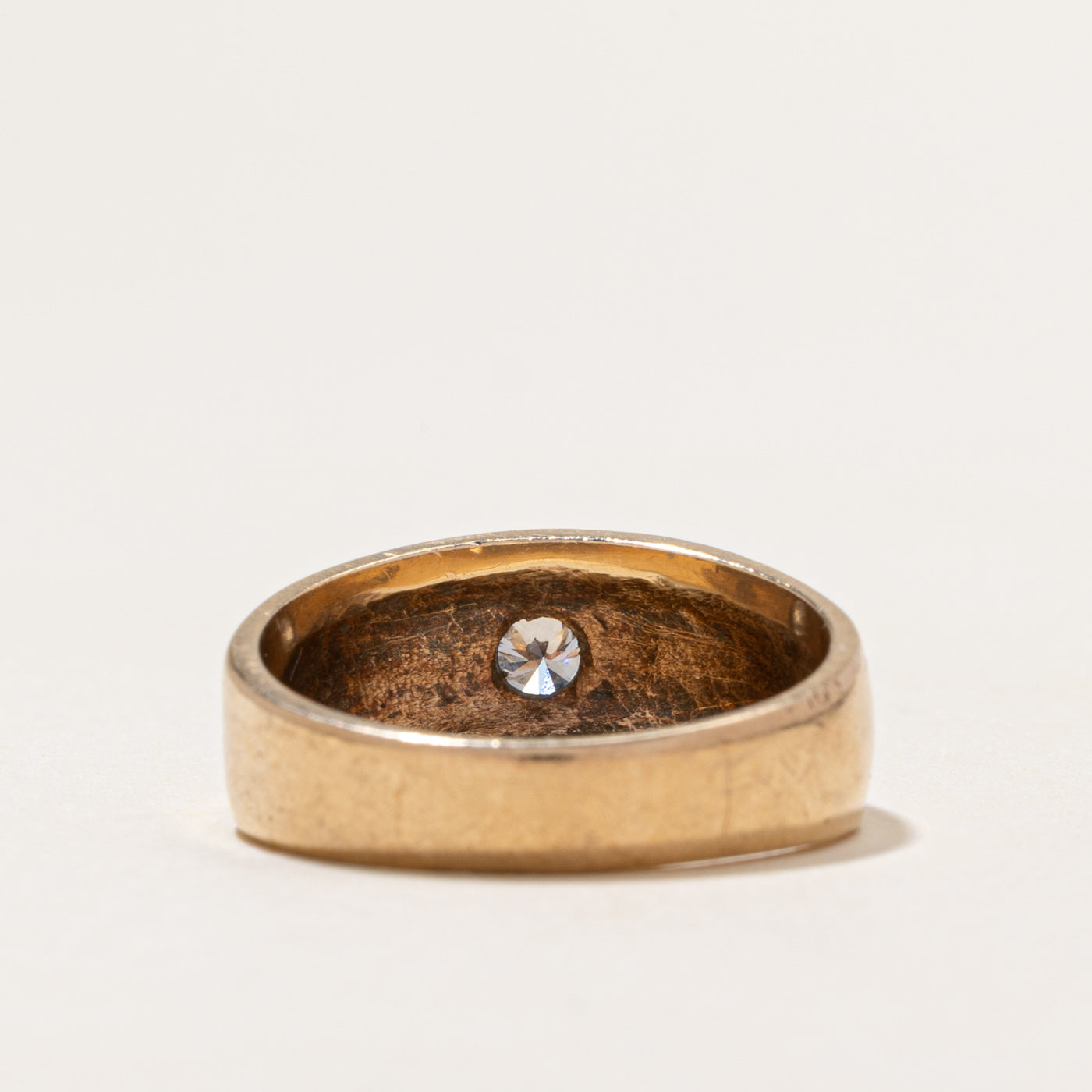 Flush Shet Diamond Band | 0.31ct | SZ 10