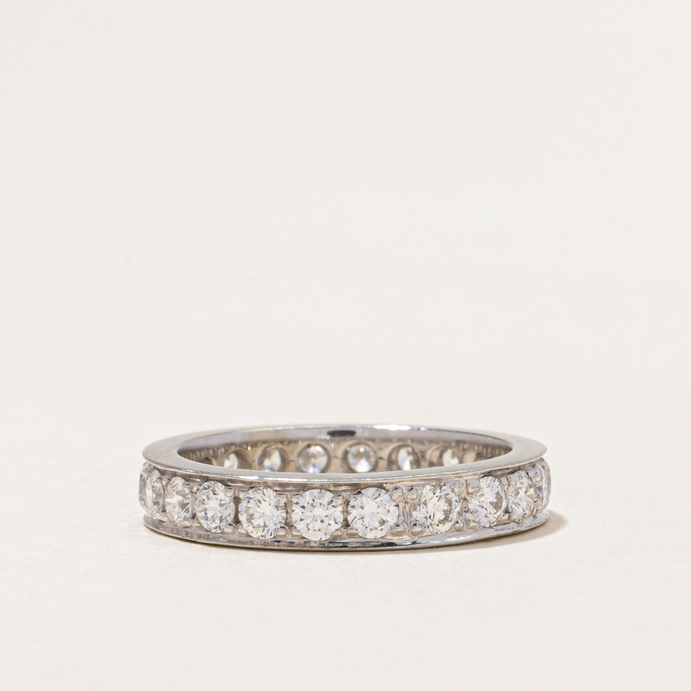 18k Eternity Diamond Band | 1.32ctw | 3.65mm | SZ 6