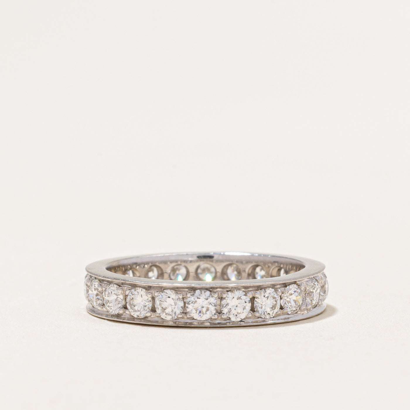 18k Eternity Diamond Band | 1.32ctw | 3.65mm | SZ 6