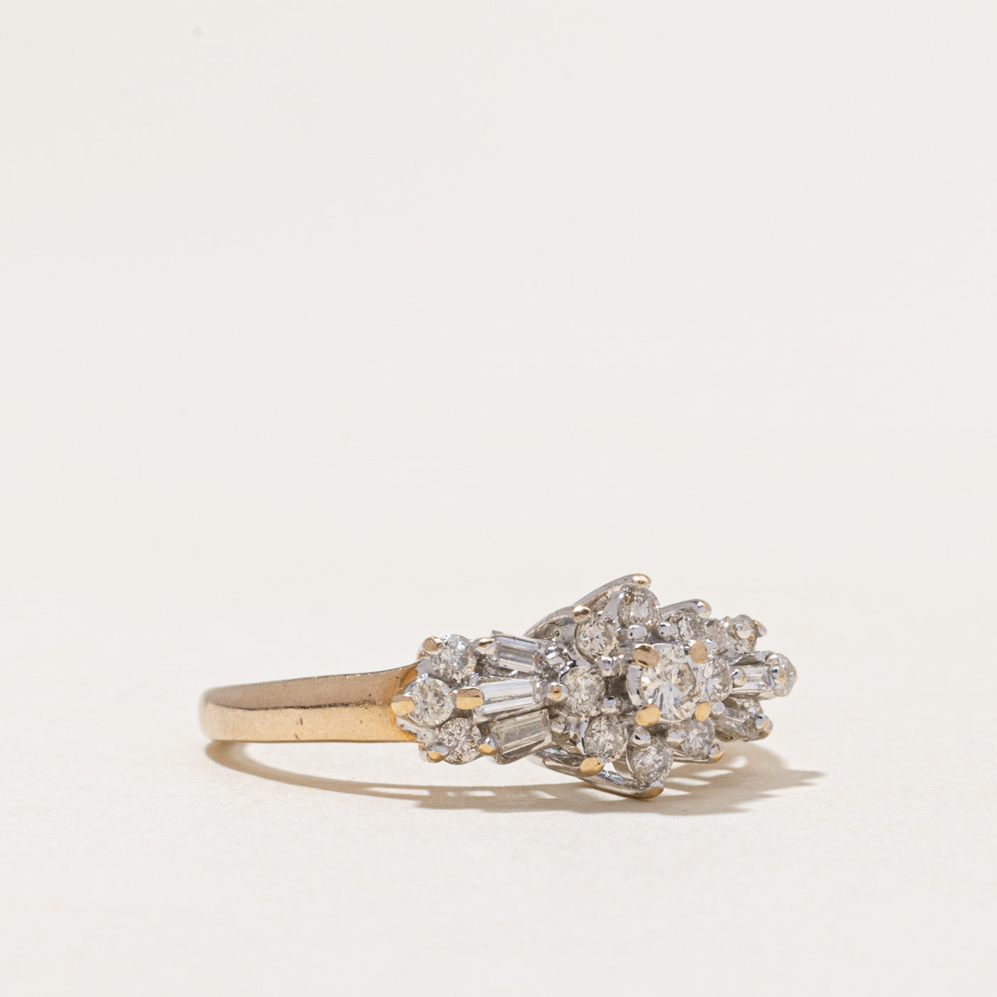 Mixed Cut Diamond Cluster Ring | 0.42ctw | SZ 7