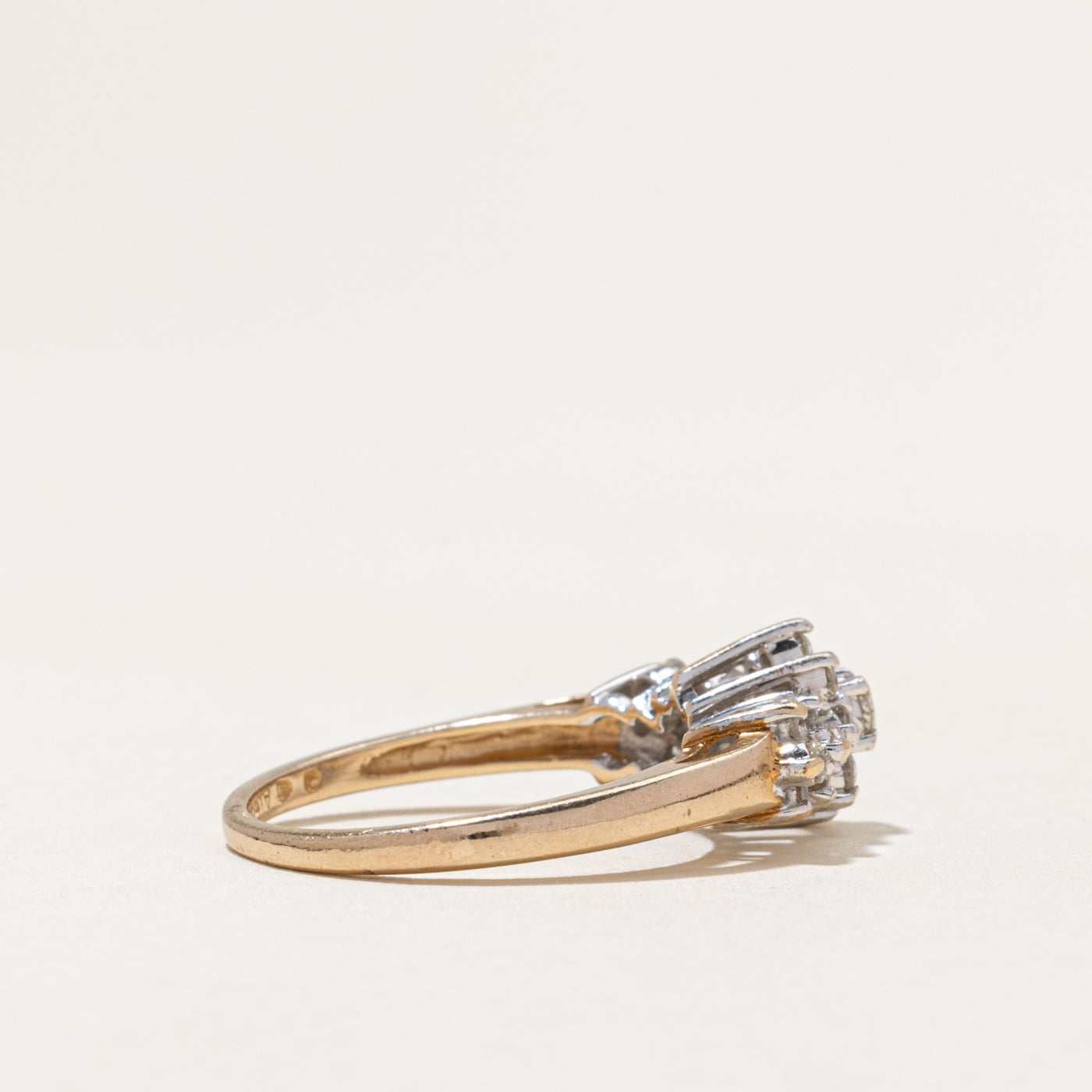Mixed Cut Diamond Cluster Ring | 0.42ctw | SZ 7