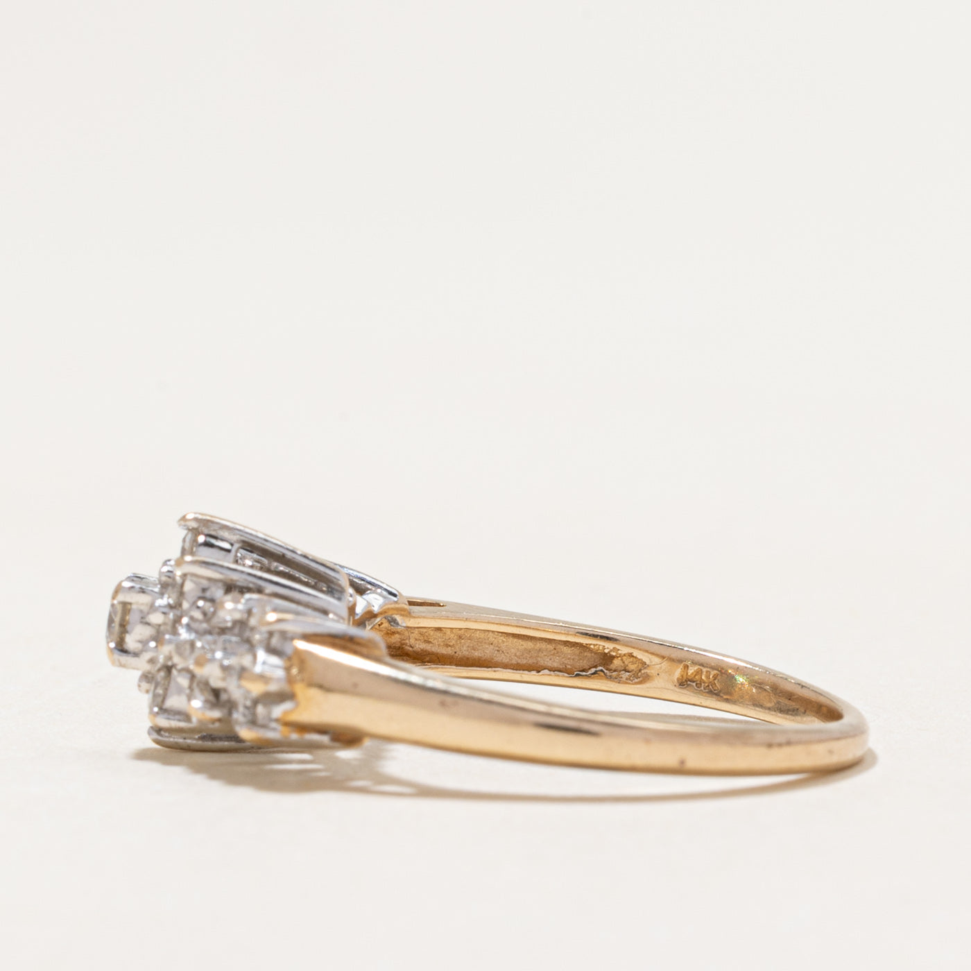 Mixed Cut Diamond Cluster Ring | 0.42ctw | SZ 7