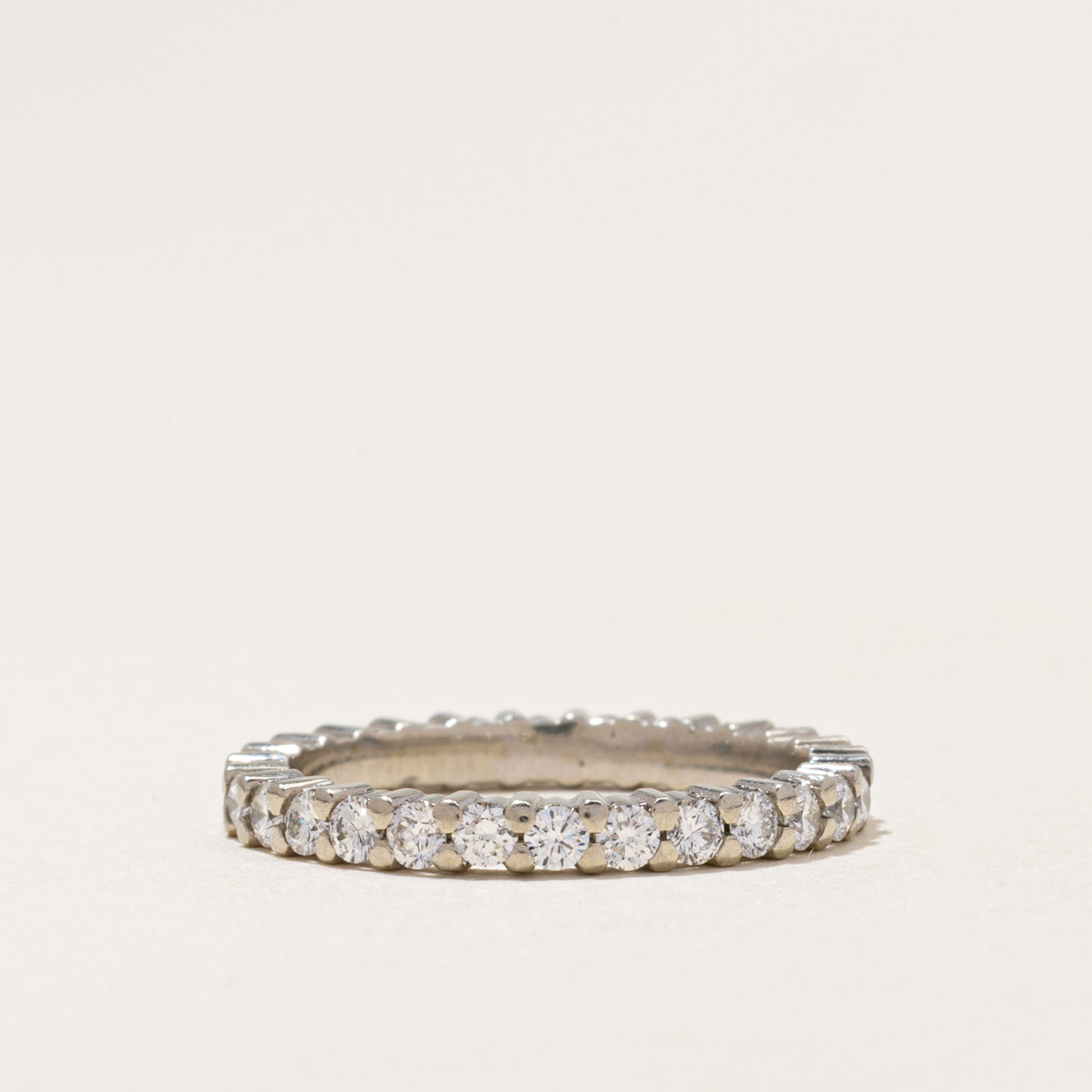 19k Eternity Diamond Band | 0.89ctw | 2.35mm | SZ 6.5