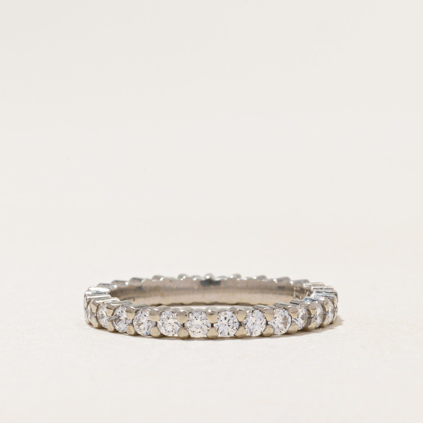 19k Eternity Diamond Band | 0.89ctw | 2.35mm | SZ 6.5