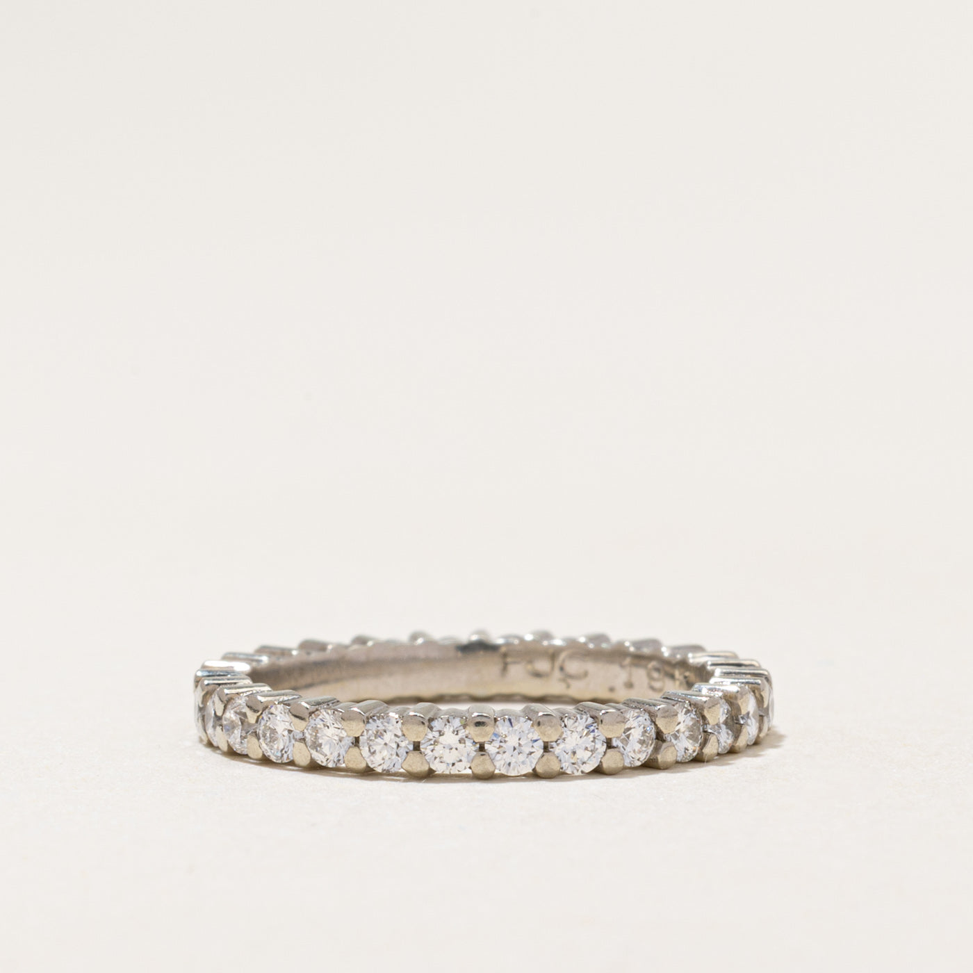 19k Eternity Diamond Band | 0.89ctw | 2.35mm | SZ 6.5
